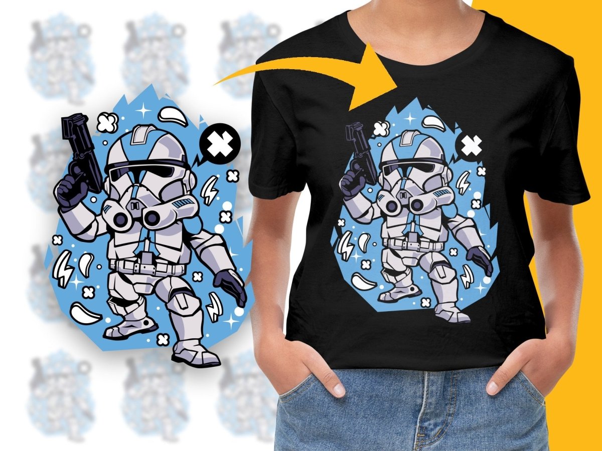 Popculture Cartoon Stormtrooper PNG File - Teepew