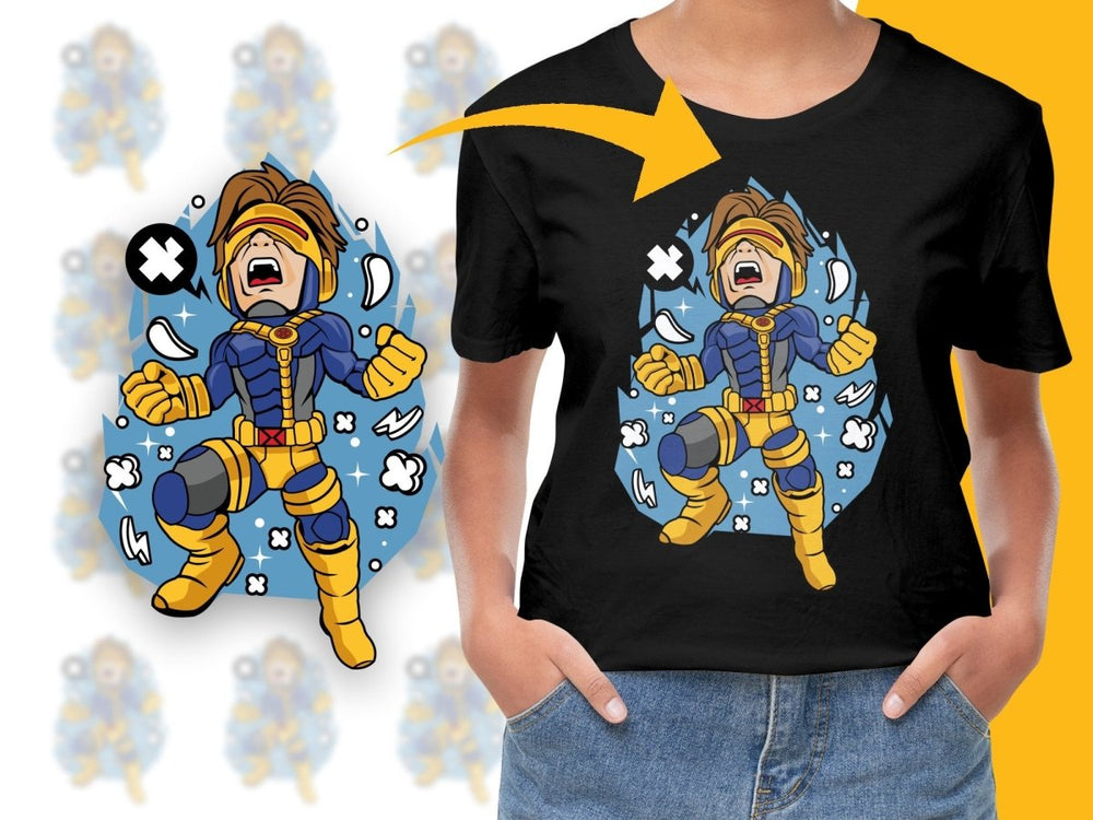 Popculture Crying Hero in Costume Super Powers PNG File - Teepew