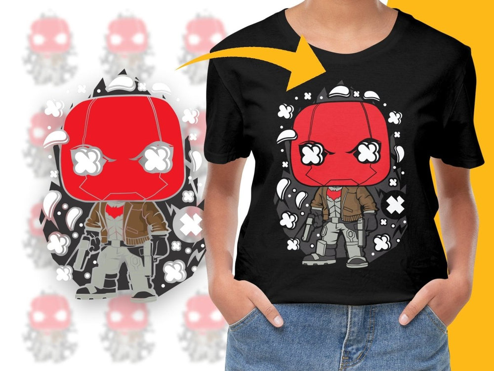 Popculture Edgy Red Hood PNG File - Teepew