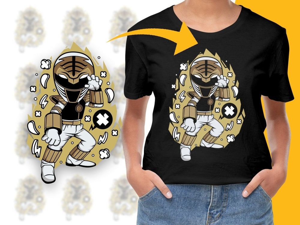 Popculture Fearless Cartoon Warrior PNG File - Teepew