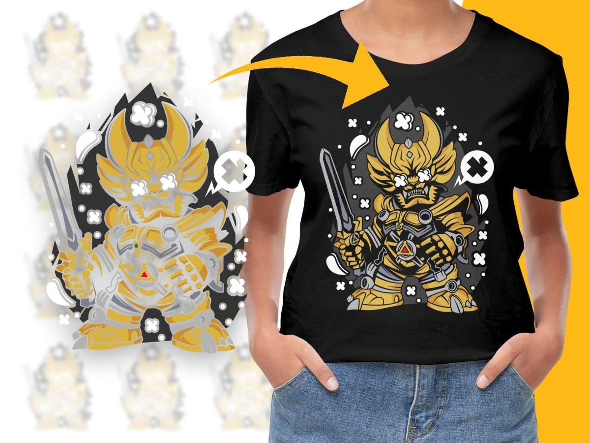 Popculture Fearless Samurai Warrior Sword PNG File - Teepew