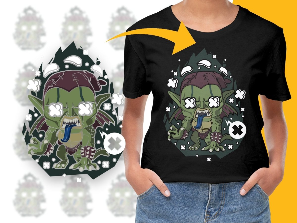 Popculture Fearsome Comic Monster PNG File - Teepew