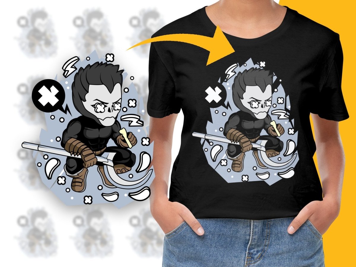 Popculture Fierce Cartoon Axe PNG File - Teepew