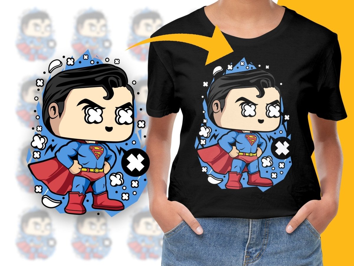 Popculture Fun Cartoon Hero X Eyes Blue Red PNG File - Teepew