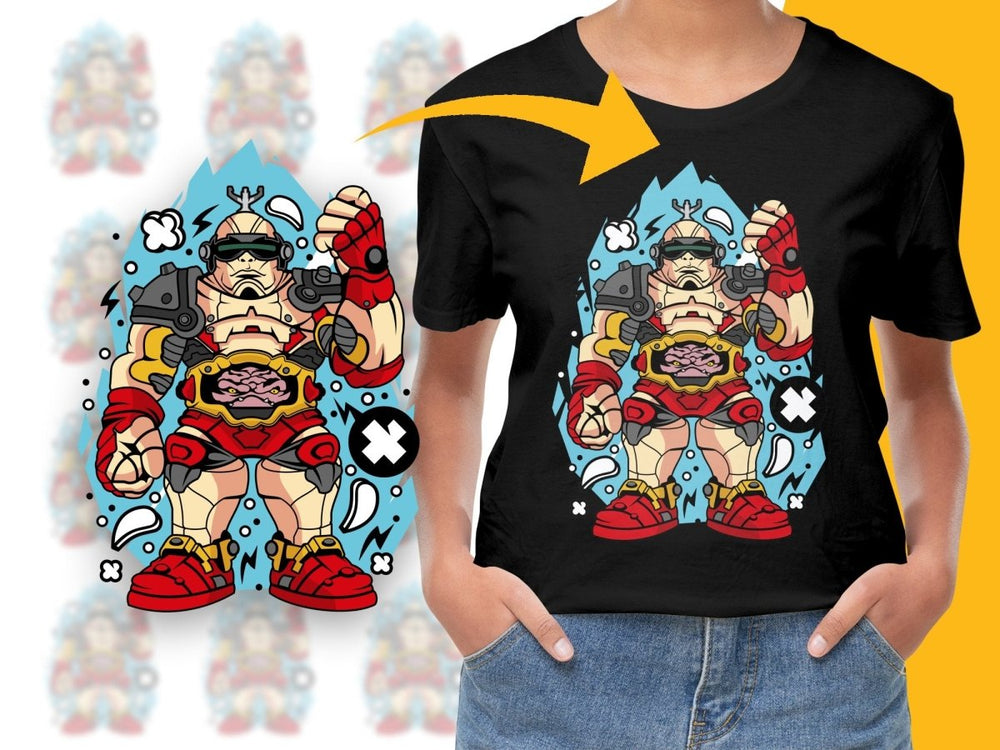 Popculture Futuristic Cyborg Attitude PNG File - Teepew