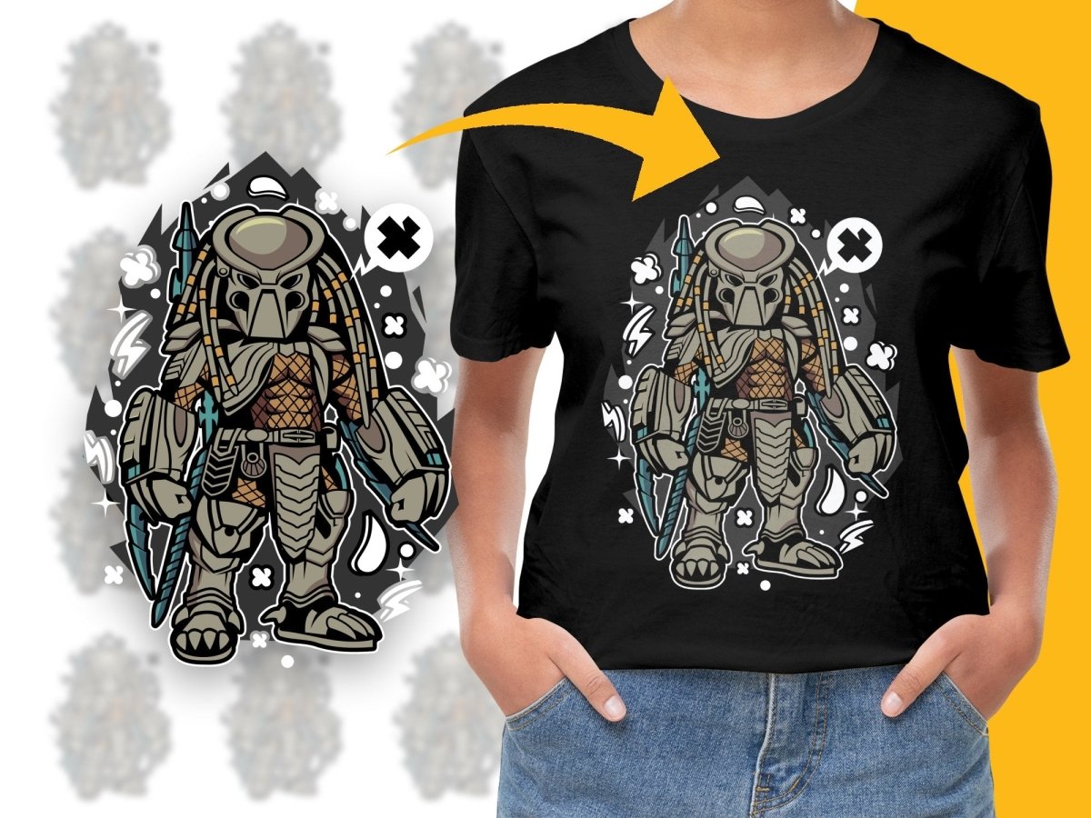 Popculture Futuristic Robot Warrior PNG File - Teepew