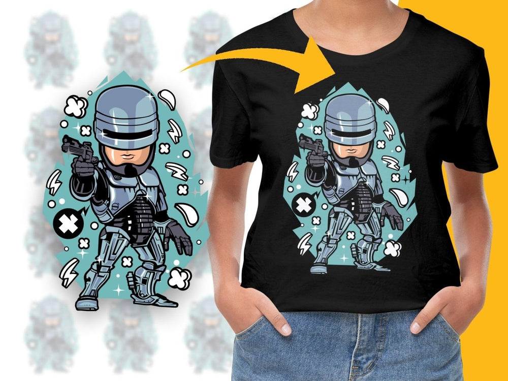 Popculture Futuristic Robot Warrior PNG File - Teepew