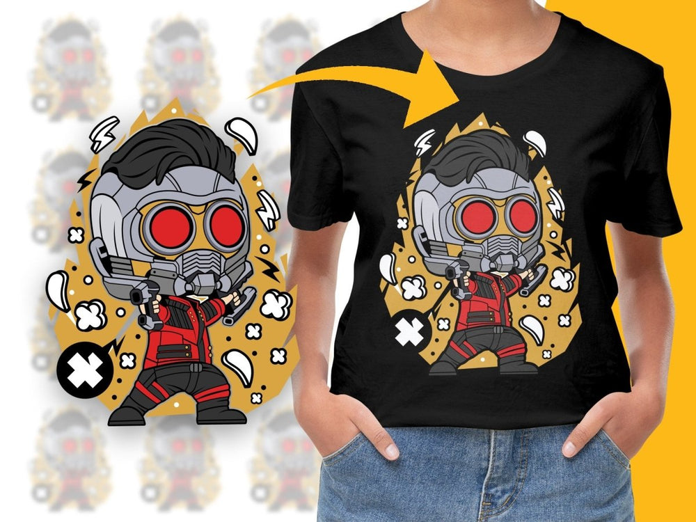 Popculture Galactic Hero Chibi Cool PNG File - Teepew