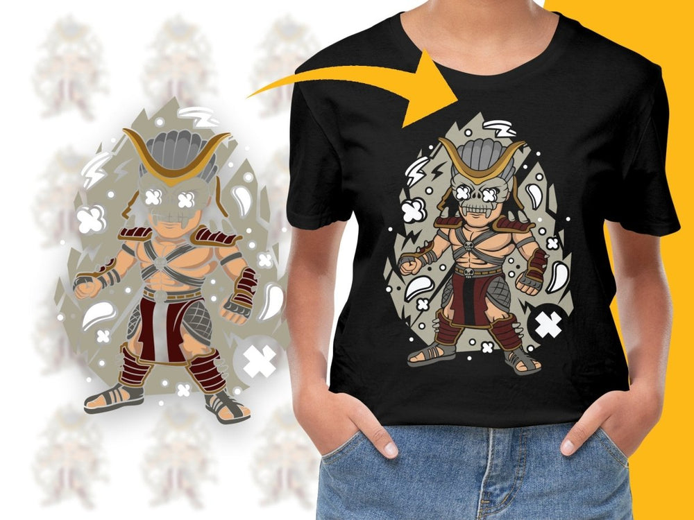 Popculture Powerful Samurai Warrior Fantasy Battle PNG File - Teepew