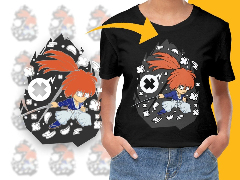 Popculture Samurai - Anime Dramatic Scene PNG File - Teepew