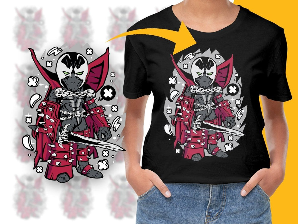 Popculture Spawn Comic Book Hero PNG File - Teepew