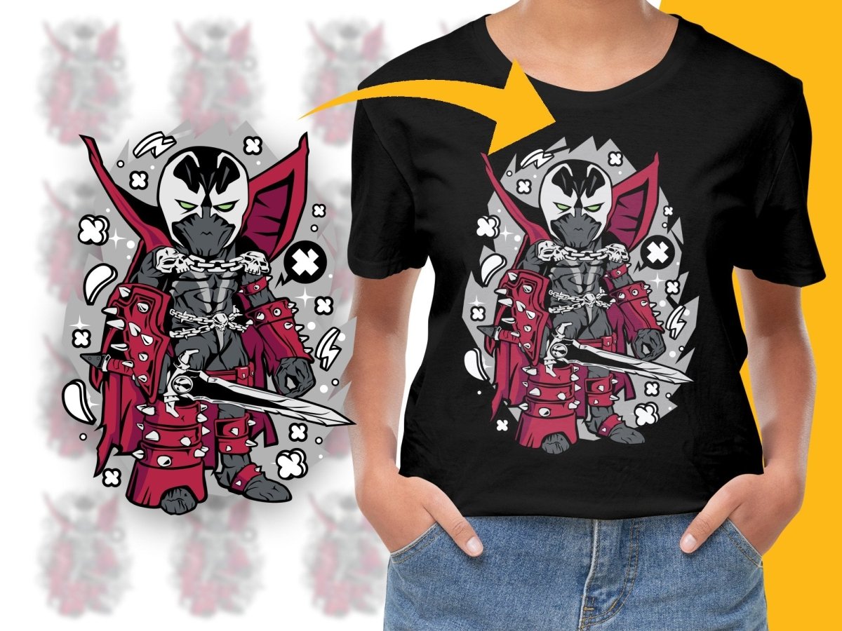 Popculture Spawn Comic Book Hero PNG File - Teepew