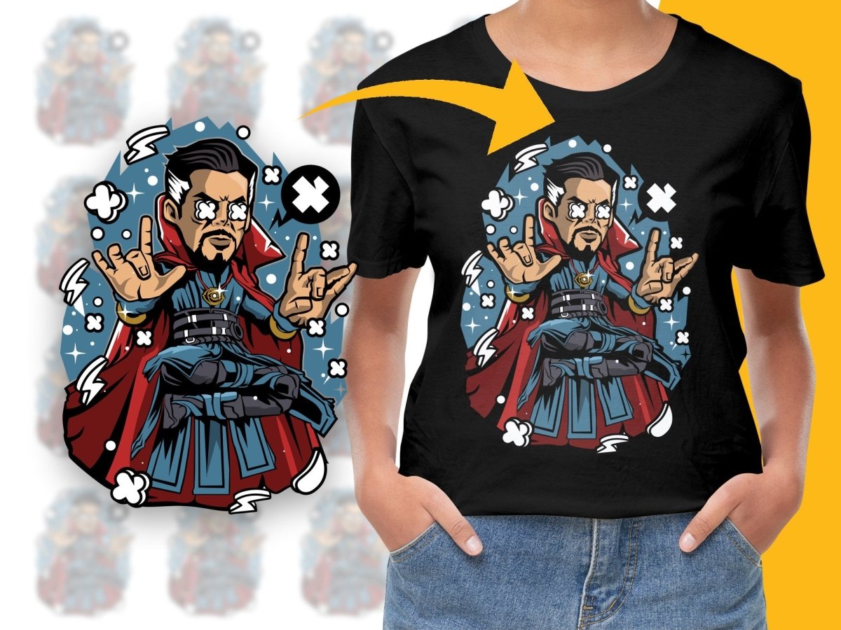 Popculture Superhero Meditating in Red Cape PNG File - Teepew