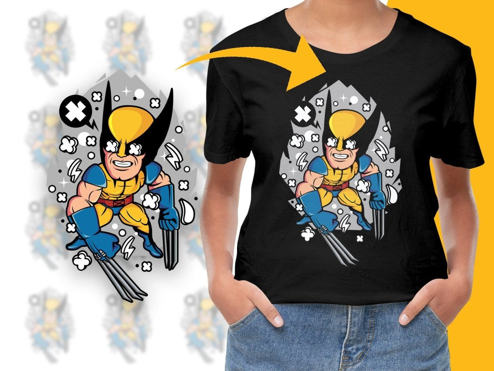 Popculture Wolverine Superhero Cartoon PNG File - Teepew