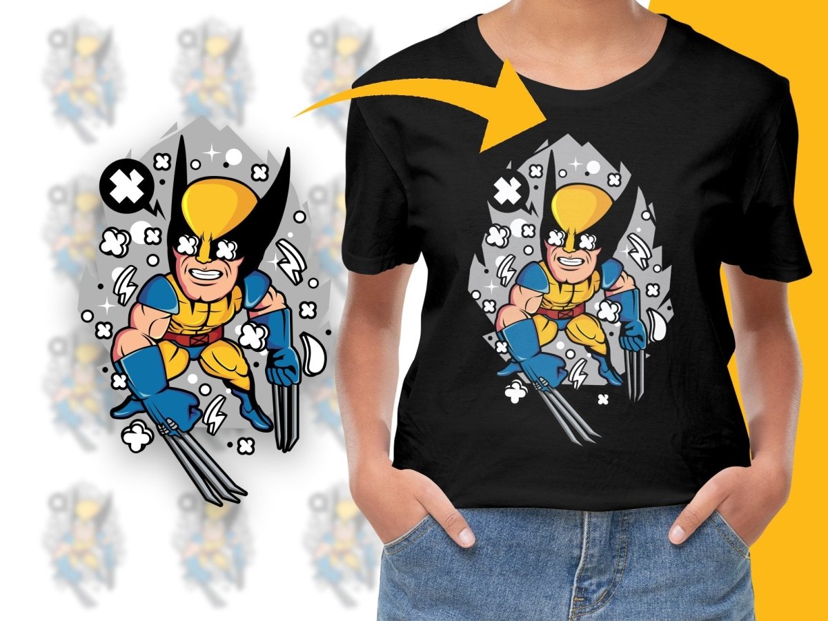 Popculture Wolverine Superhero Cartoon PNG File - Teepew