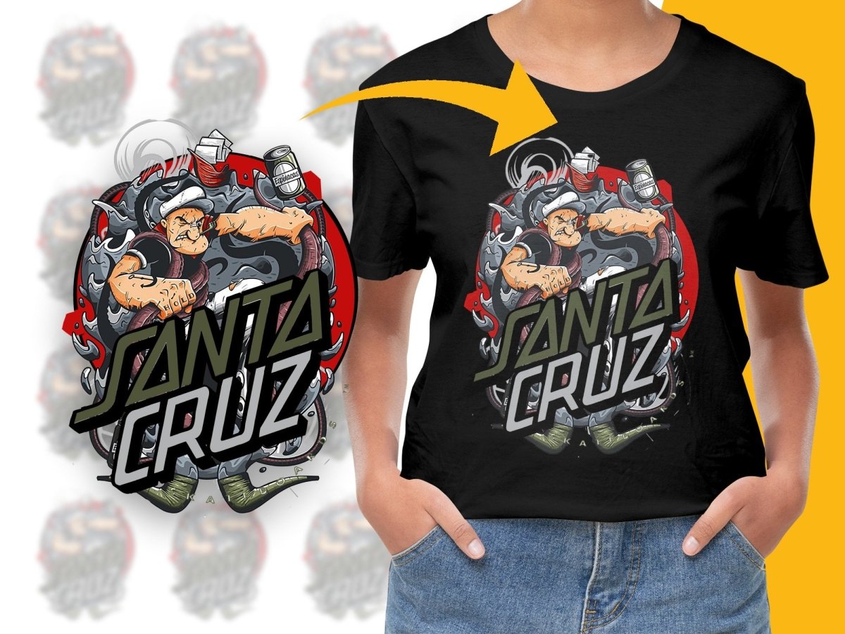Popeye Santa Graphic PNG File - Teepew