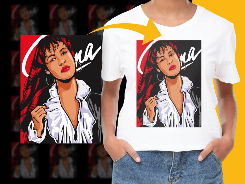 Portrait Art of Iconic Figure Women's Streetwear PNG File - Teepew
