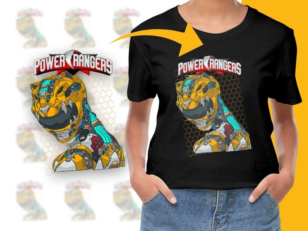Power Rangers Megazord Design Graphic PNG File - Teepew