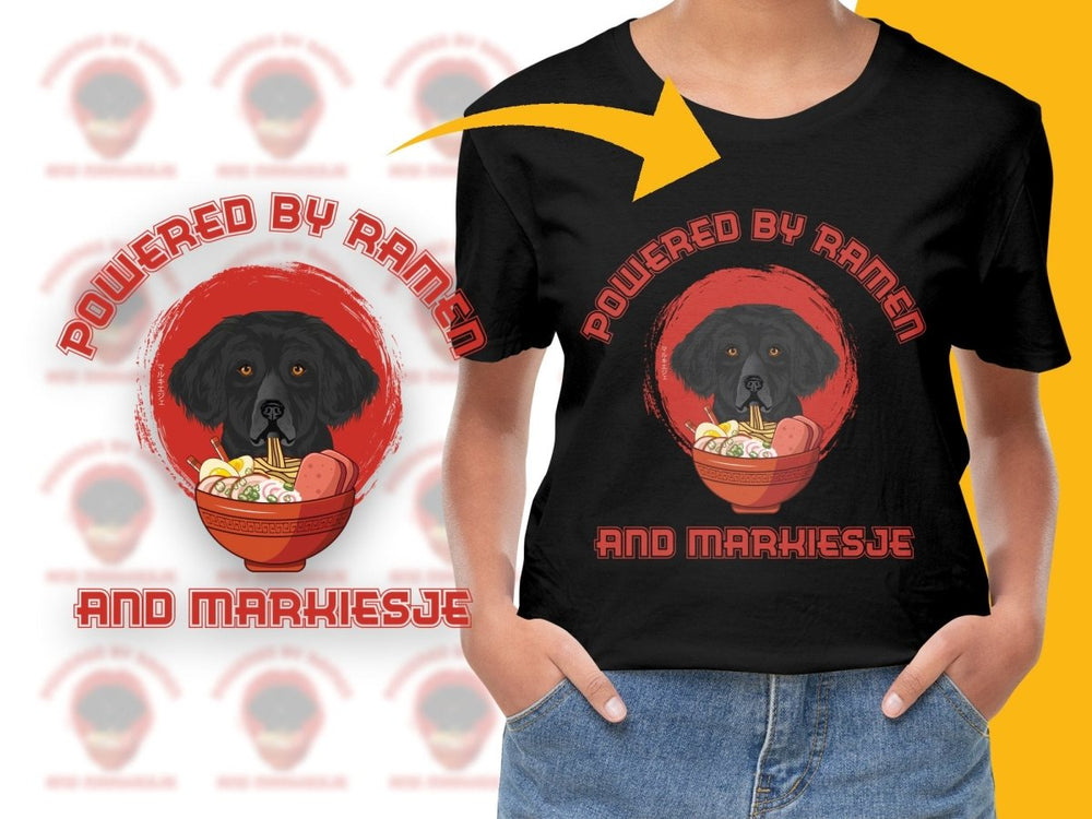 Powered by Ramen and Markiesje Graphic PNG File - Teepew