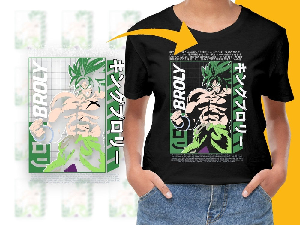 Powerful and Fierce Legendary Super Saiyan Broly PNG File - Teepew