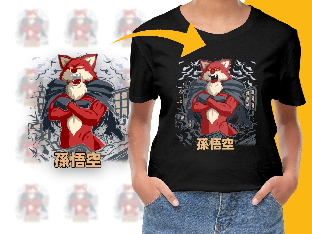 Powerful Otter Anime Character Graphic PNG File - Teepew