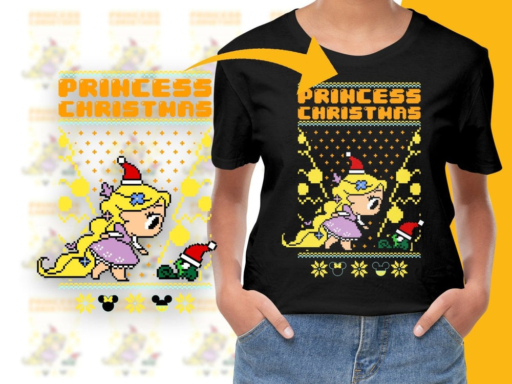 Princess Christmas Cute Graphic Design PNG File - Teepew