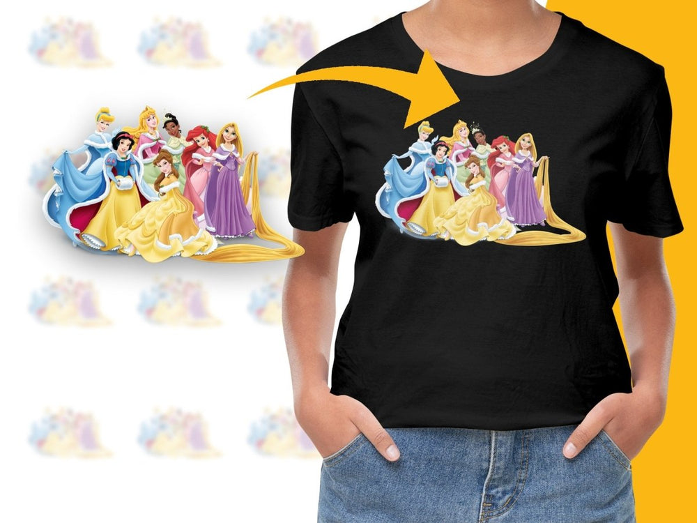 Princesses in Elegant Costumes Christmas PNG File - Teepew