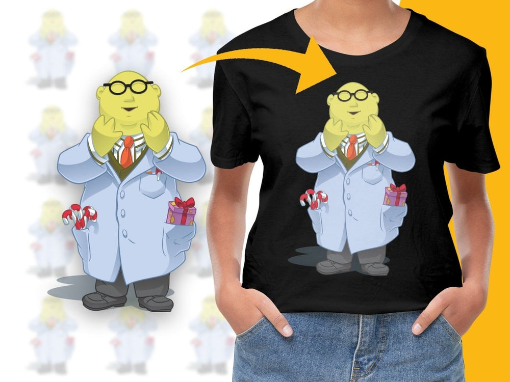 Professor Honeydew Christmas Scientist Graphic PNG File - Teepew
