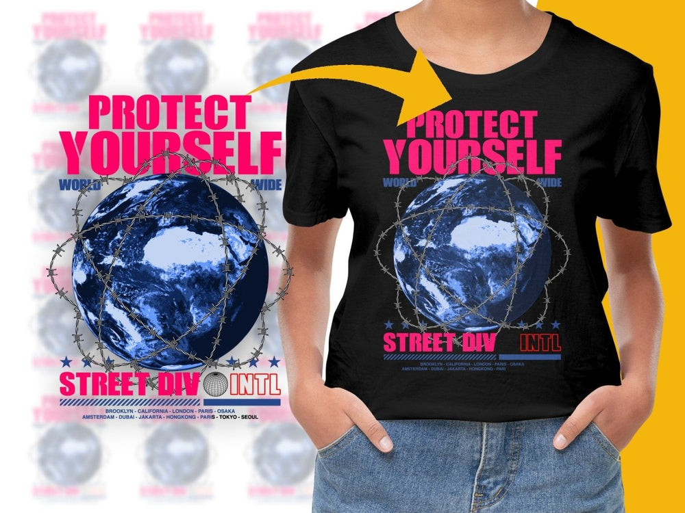 Protect Yourself Worldwide Street Div Intl PNG File - Teepew