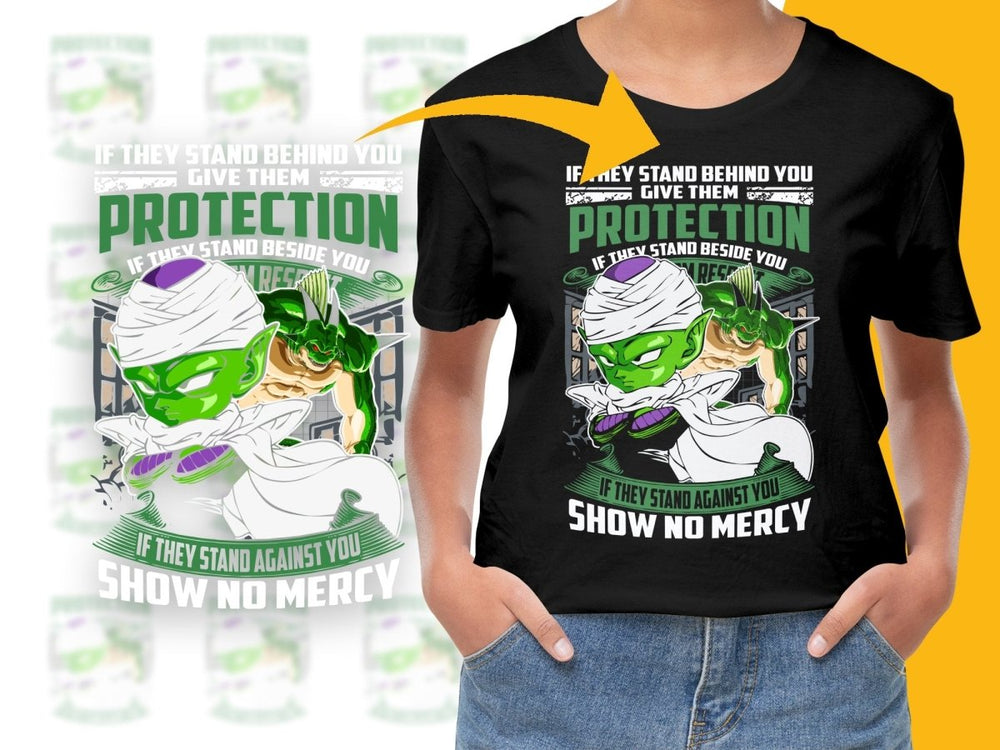 Protection and Mercy Anime Character Graphic PNG File - Teepew