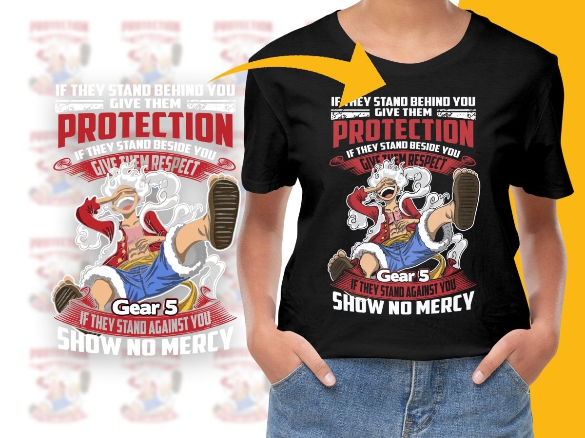 Protection Gear 5 Anime Character Graphic PNG File - Teepew