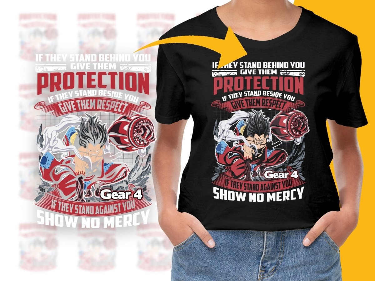 Protection Give Them Respect Gear 4 PNG File - Teepew