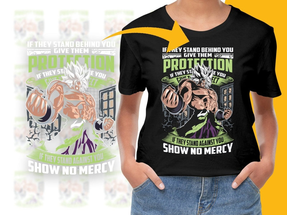Protection Give To Protect Broly PNG File - Teepew