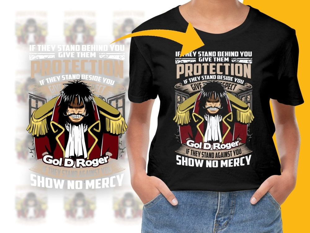 Protection Gol D Roger If They Stand Against You PNG File - Teepew