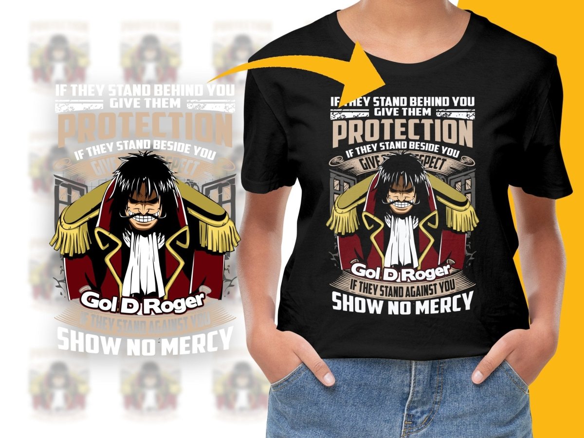 Protection Gol D Roger If They Stand Against You PNG File - Teepew