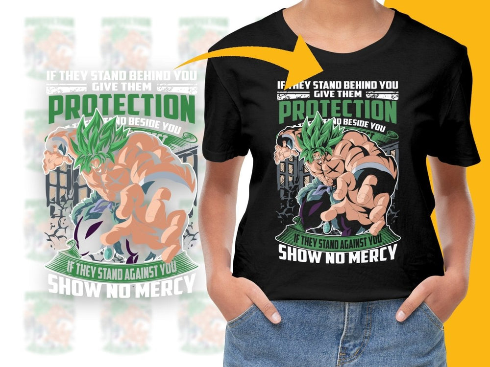 Protection If They Stand Against You Anime PNG File - Teepew
