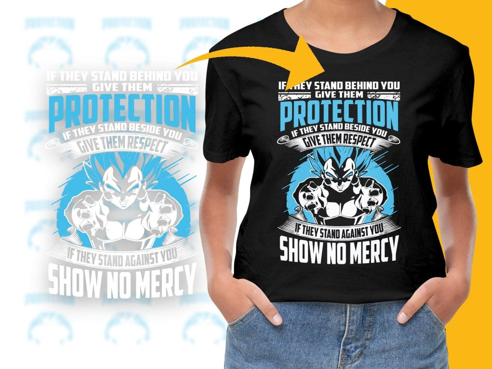 Protection Respect Mercy Anime Graphic PNG File - Teepew