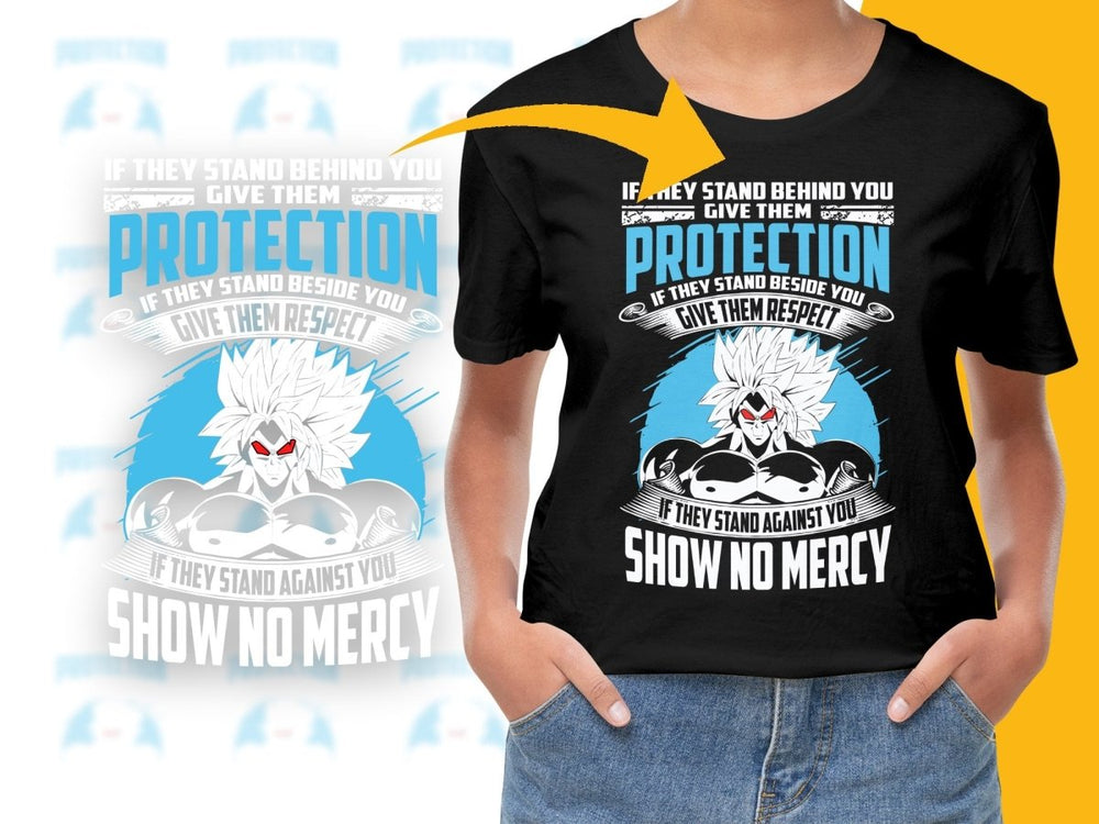 Protection Respect No Mercy Anime Character PNG File - Teepew