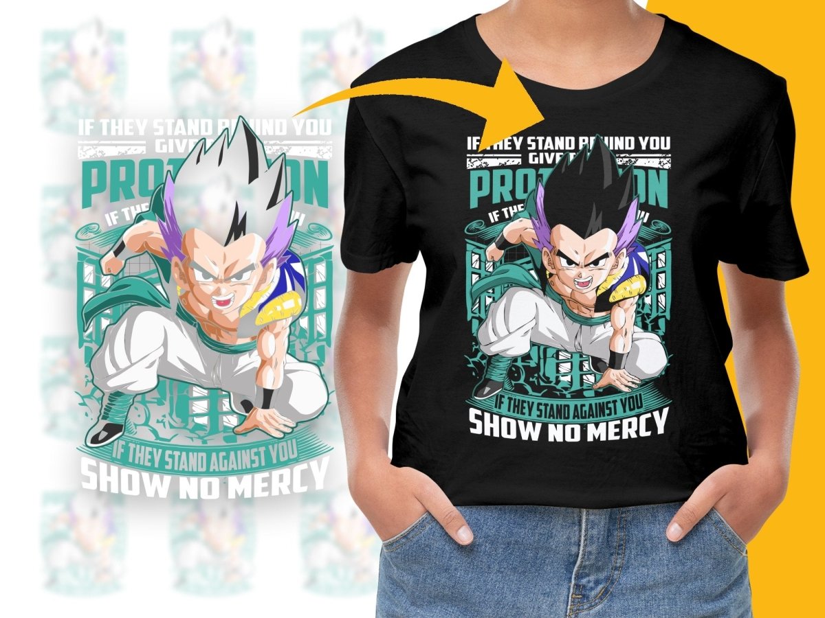 Protective Stance Trunks Anime Character Theme PNG File - Teepew