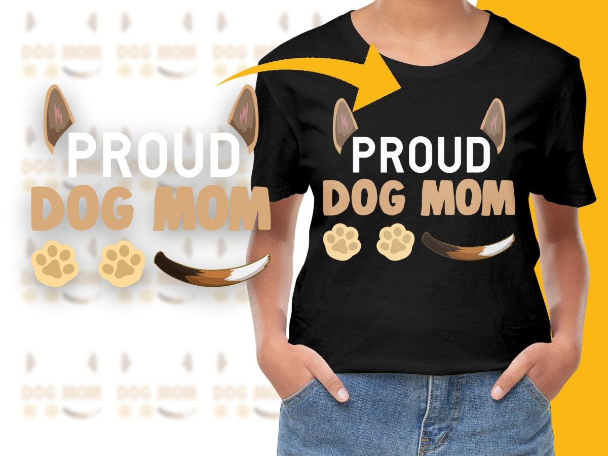 Proud Dog Mom Corgi Print Design Cute PNG File - Teepew