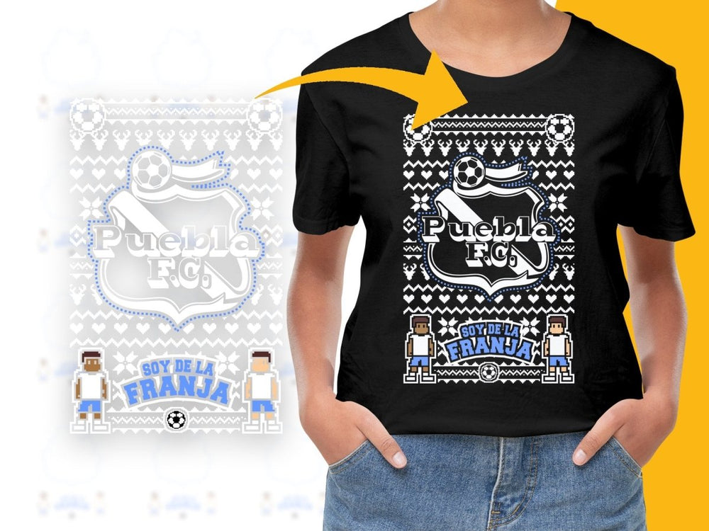 Puebla F.C. Soy De La Franja Christmas PNG File - Teepew