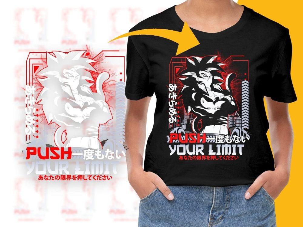 Push Your Limit Anime Character PNG File - Teepew