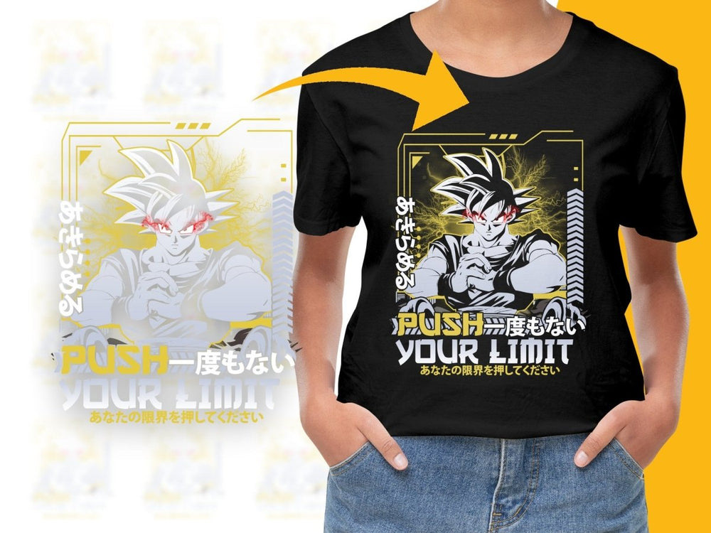 Push Your Limit Anime Character PNG File - Teepew