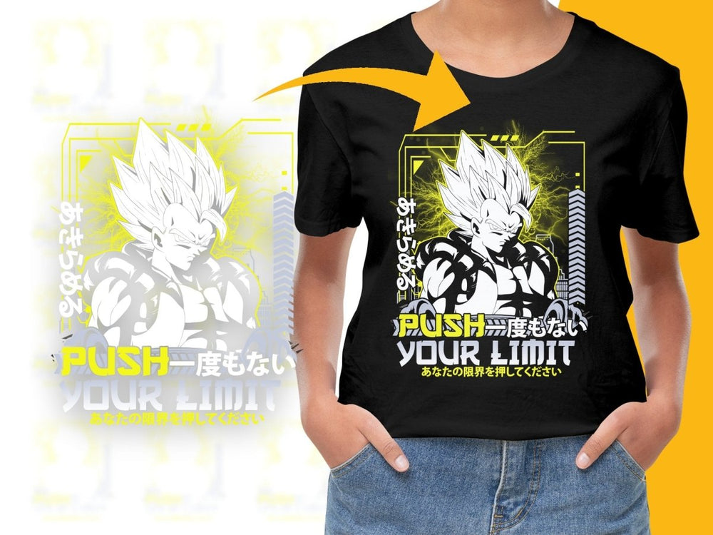 Push Your Limit Anime Vegeta PNG File - Teepew