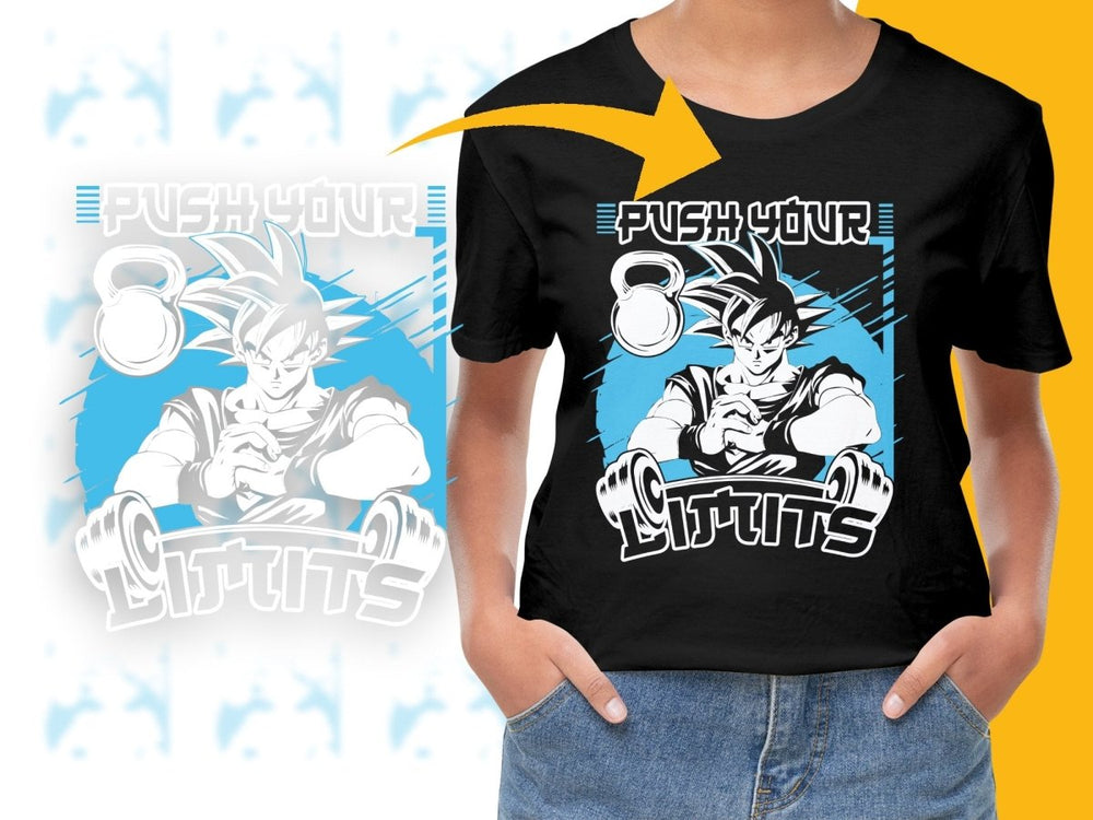 Push Your Limits Anime Character PNG File - Teepew