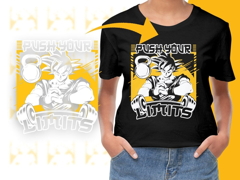Push Your Limits Anime Character PNG File - Teepew