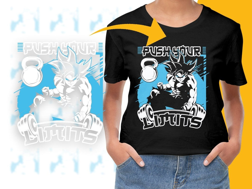 Push Your Limits Anime Character PNG File - Teepew