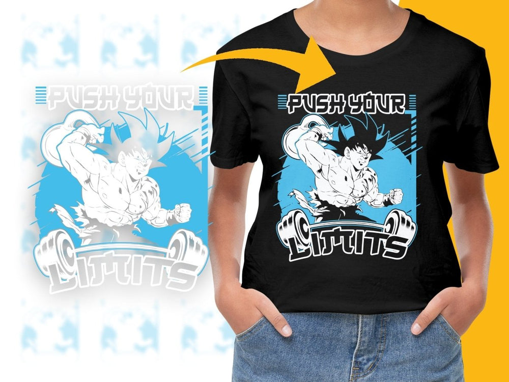 Push Your Limits Anime Character PNG File - Teepew
