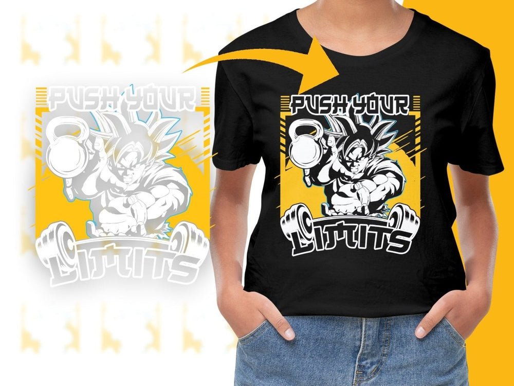 Push Your Limits Anime Character PNG File - Teepew