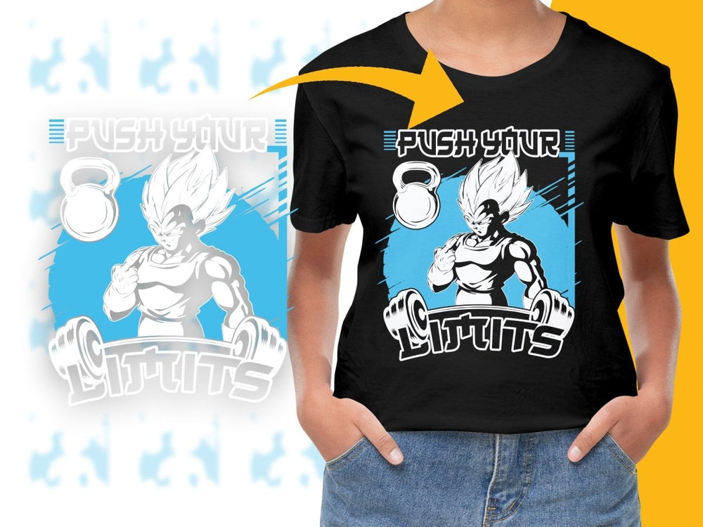 Push Your Limits Anime Character PNG File - Teepew